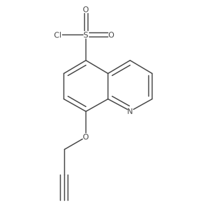 8-(Prop-2-yn-1-yloxy)quinoline-5-sulfonyl chloride Structure