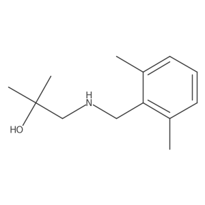 1-{[(2,6-Dimethylphenyl)methyl]amino}-2-methylpropan-2-ol结构式