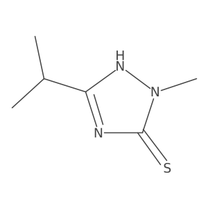 1-methyl-3-(propan-2-yl)-1H-1,2,4-triazole-5-thiol Structure
