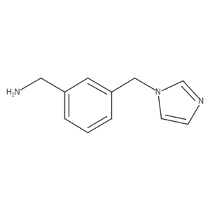 3-(1H-Imidazol-1-ylmethyl)benzylamine结构式