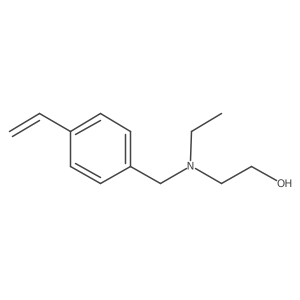 2-[[(4-Ethenylphenyl)methyl]ethylamino]ethanol结构式