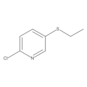 2-Chloro-5-ethylsulfanylpyridin结构式
