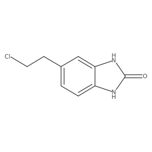 5-(2-Chloroethyl)-1,3-dihydro-2H-benzimidazol-2-one Structure