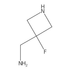 (3-Fluoroazetidin-3-yl)methanamine Structure