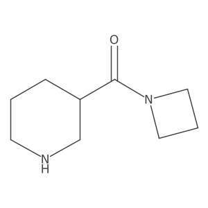 (3S)-3-(azetidine-1-carbonyl)piperidine Structure