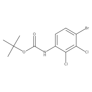 tert-butyl N-(4-bromo-2,3-dichlorophenyl)carbamate Structure