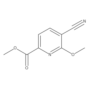 Methyl 5-cyano-6-methoxypyridine-2-carboxylate结构式