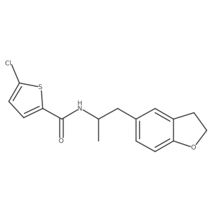 5-chloro-N-(1-(2,3-dihydrobenzofuran-5-yl)propan-2-yl)thiophene-2-carboxamide结构式