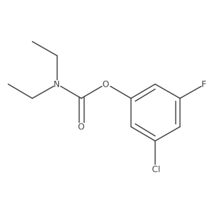 3-Chloro-5-fluorophenyl N,N-diethylcarbamate Structure
