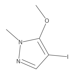 4-Iodo-5-methoxy-1-methylpyrazole Structure