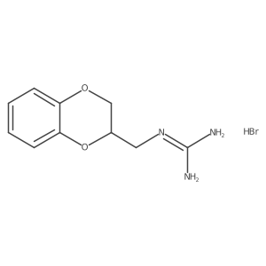 N-[(2,3-dihydro-1,4-benzodioxin-2-yl)methyl]guanidine hydrobromide Structure