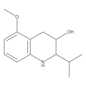 5-Methoxy-2-(propan-2-yl)-1,2,3,4-tetrahydroquinolin-3-ol结构式