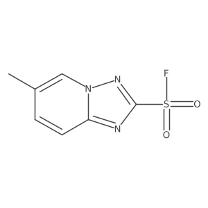 6-Methyl-[1,2,4]triazolo[1,5-a]pyridine-2-sulfonyl fluoride结构式