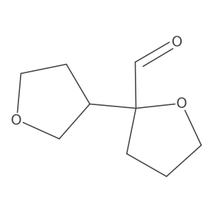 2-(Oxolan-3-yl)oxolane-2-carbaldehyde结构式