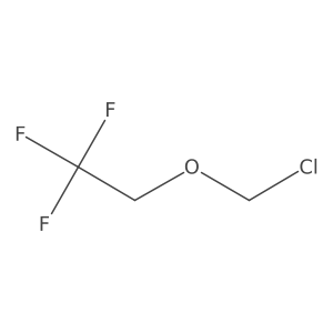 2-(Chloromethoxy)-1,1,1-trifluoroethane Structure