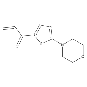 1-[2-(Morpholin-4-yl)-1,3-thiazol-5-yl]prop-2-en-1-one结构式