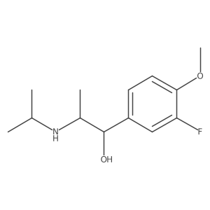3-Fluoro-4-methoxy-I+/--[1-[(1-methylethyl)amino]ethyl]benzenemethanol结构式