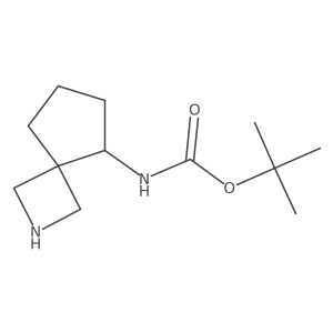 Tert-butyl N-(2-azaspiro[3.4]octan-5-yl)carbamate结构式