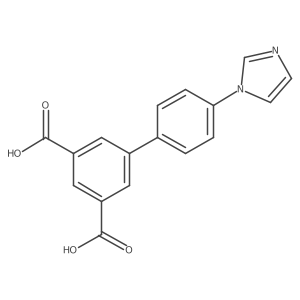 4'-(1H-Imidazol-1-yl)[1,1'-biphenyl]-3,5-dicarboxylic acid Structure