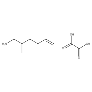 2-Methylhex-5-en-1-amine oxalate结构式