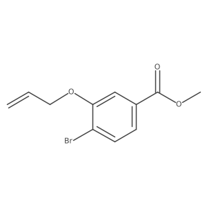 Methyl 3-(allyloxy)-4-bromobenzoate结构式