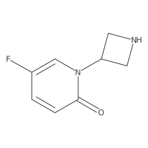 1-(Azetidin-3-yl)-5-fluoro-1,2-dihydropyridin-2-one Structure