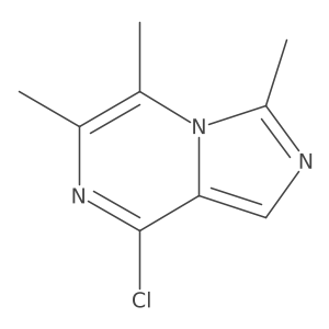8-Chloro-3,5,6-trimethylimidazo[1,5-a]pyrazine Structure