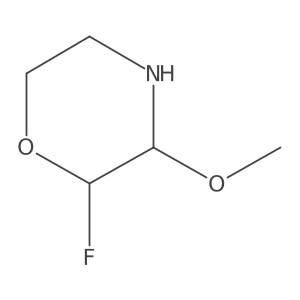 2-Fluoro-3-methoxymorpholine结构式