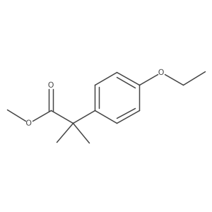 Methyl 2-(4-ethoxyphenyl)-2-methylpropanoate Structure