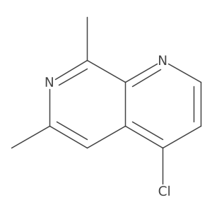 4-Chloro-6,8-dimethyl-1,7-naphthyridine Structure