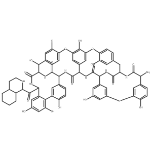 Teicoplanin aglycon, 38-perhydroisoquinolinyl carbonyl-结构式