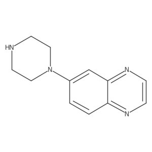 6-Piperazin-1-ylquinoxaline结构式