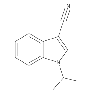 1-Isopropyl-1H-indole-3-carbonitrile Structure