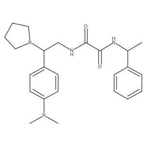N1-(2-(4-(dimethylamino)phenyl)-2-(pyrrolidin-1-yl)ethyl)-N2-(1-phenylethyl)oxalamide Structure