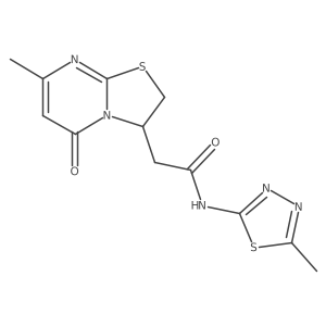 N-(5-methyl-1,3,4-thiadiazol-2-yl)-2-(7-methyl-5-oxo-3,5-dihydro-2H-thiazolo[3,2-a]pyrimidin-3-yl)acetamide Structure