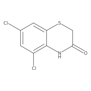 5,7-Dichloro-2H-1,4-benzothiazine-3(4H)-one Structure