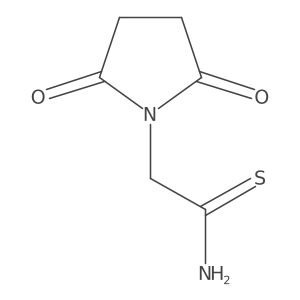 2-(2,5-Dioxopyrrolidin-1-yl)ethanethioamide Structure