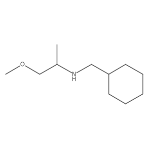 (Cyclohexylmethyl)(1-methoxypropan-2-yl)amine结构式