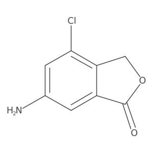 6-amino-4-chloroisobenzofuran-1(3H)-one结构式