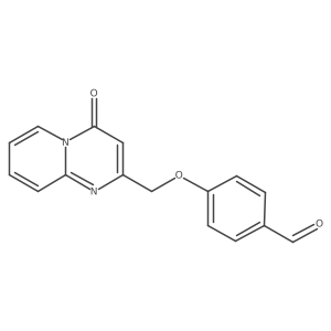 4-({4-oxo-4H-pyrido[1,2-a]pyrimidin-2-yl}methoxy)benzaldehyde结构式