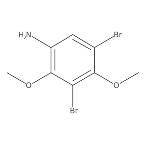 3,5-Dibromo-2,4-dimethoxyaniline Structure