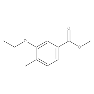 Methyl 3-ethoxy-4-iodobenzoate结构式
