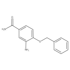 3-Amino-4-(benzyloxy)benzamide结构式