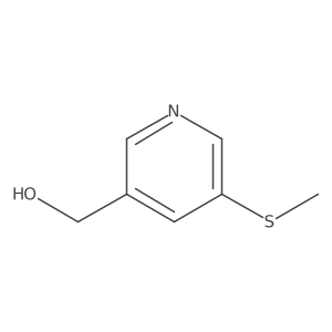 5-(Methylthio)-3-pyridinemethanol Structure