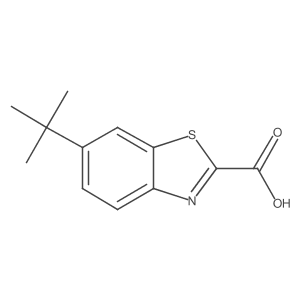 6-Tert-butyl-1,3-benzothiazole-2-carboxylic acid Structure