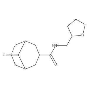 9-oxo-N-[(oxolan-2-yl)methyl]bicyclo[3.3.1]nonane-3-carboxamide Structure