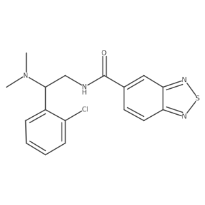 N-[2-(2-chlorophenyl)-2-(dimethylamino)ethyl]-2,1,3-benzothiadiazole-5-carboxamide Structure