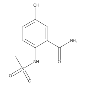 5-Hydroxy-2-(methylsulfonamido)benzamide Structure
