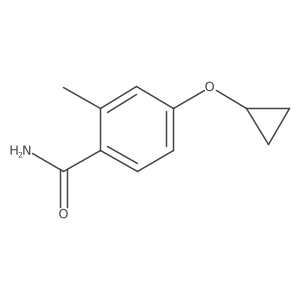 4-Cyclopropoxy-2-methylbenzamide结构式