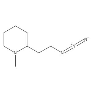 2-(2-Azidoethyl)-1-methylpiperidine Structure